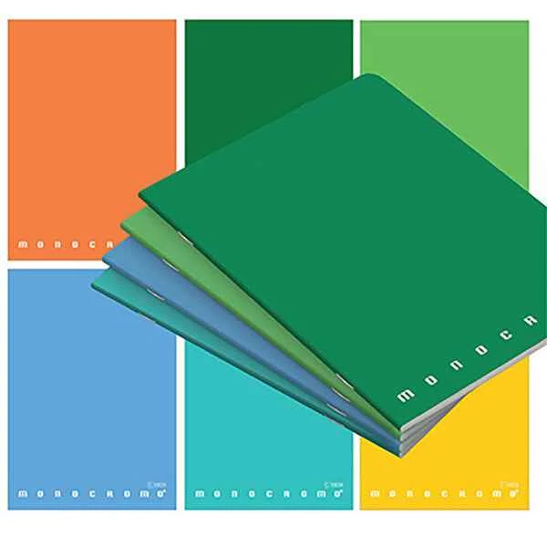 Maxiquaderno Monocromo Green Pigna - A4 - 4 mm - 42 fogli - 80 gr - Pigna