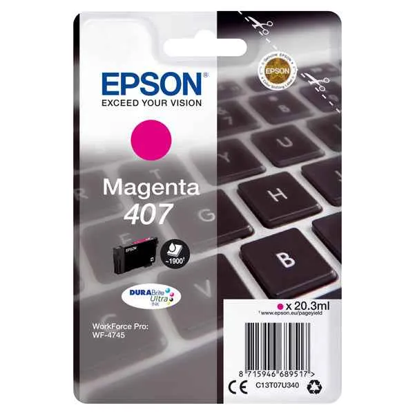Epson - Cartuccia Ink - Magenta - C13T07U340 - 38,1 ml