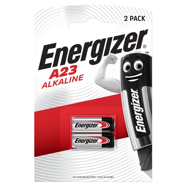 Pila A23 - E23A - alcalina - 12V - Energizer - blister 2 pezzi