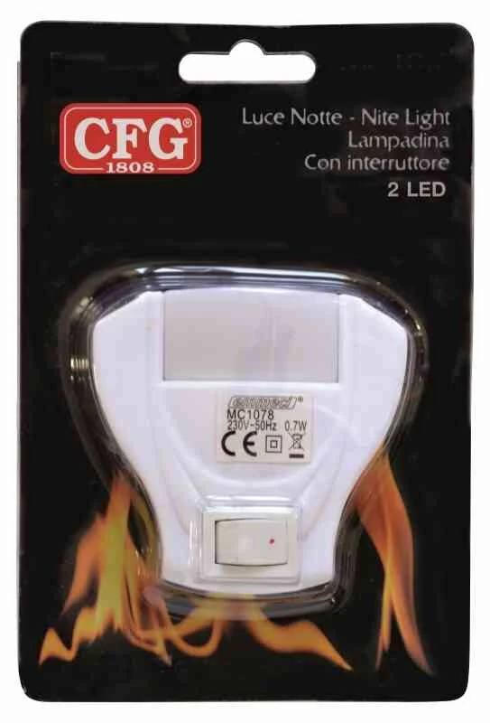 CFG Nina LED Luce notturna con spina