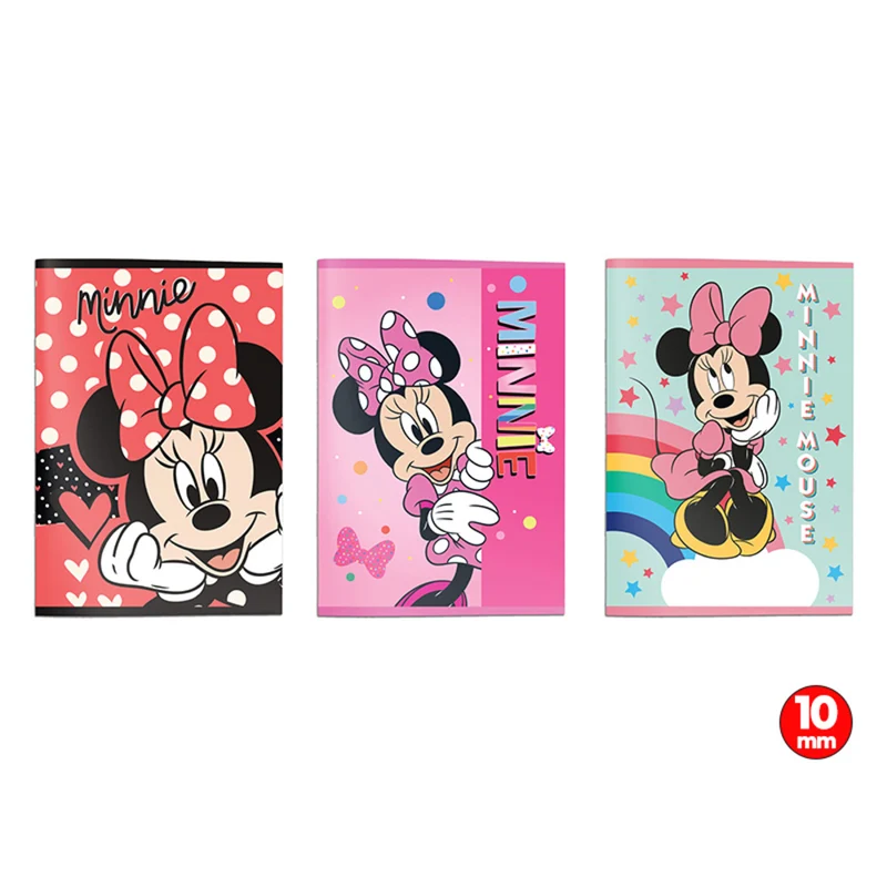 Quaderno A4 Minnie Pacco 12 Pz Assortiti Rigatura 10 mm