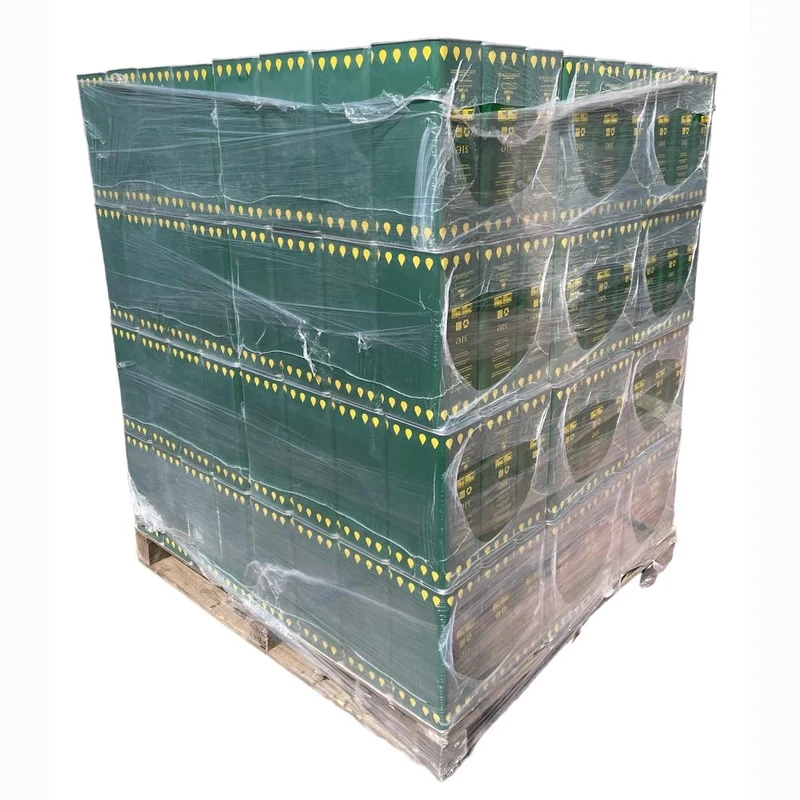 Lattine Rettangolare 5 Litri per Olio Extravergine Doppio Tappo Conf. 288 Pezzi