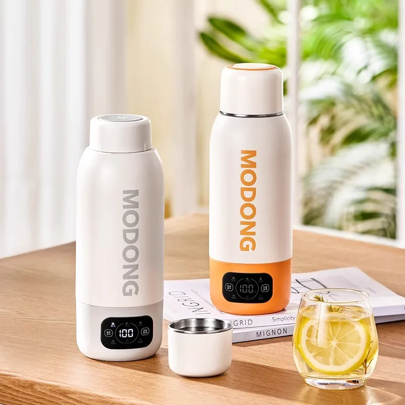 Draagbare Waterkoker voor Onderweg – Compact, Instelbare Temperatuur en 600 ml
