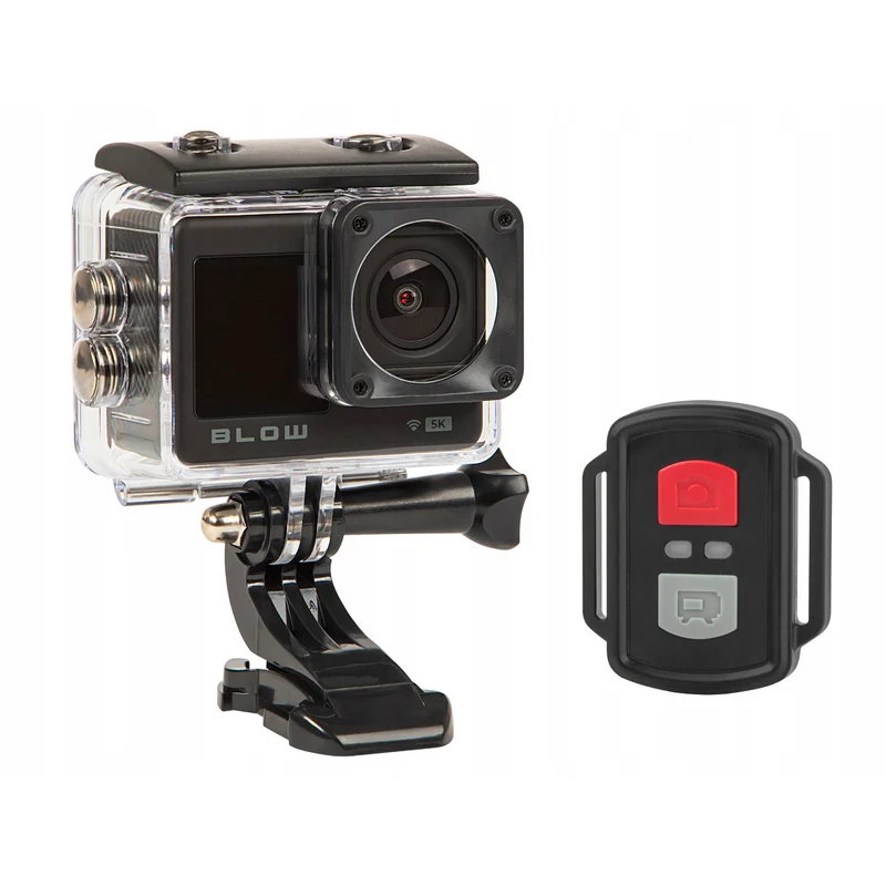 Videocamera sportiva Pro4U 5K Blow, qualità 5K Ultra HD, 20 megapixel, obiettivo grandangolare da 160°, impermeabile, telecomando, 78-568#