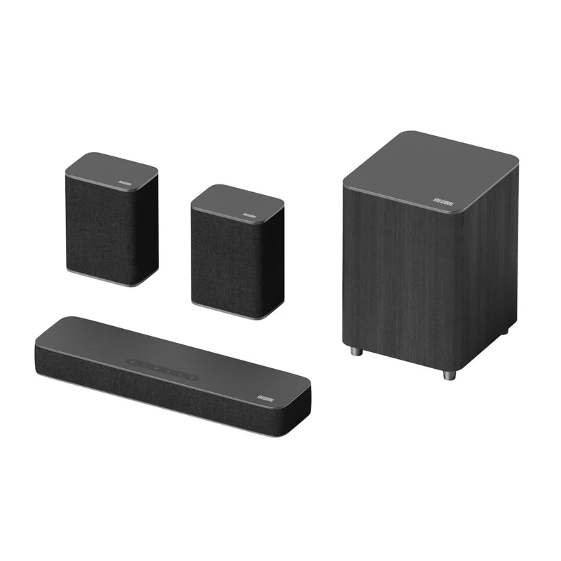 MECOOL KS3 UHD OTT Soundbar + subwoofer + 2 altoparlanti