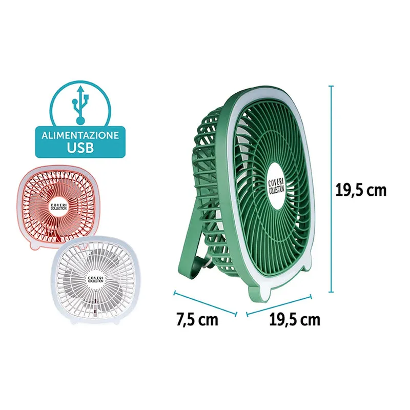 Ventilatore Da Tavolo Con Led Colori Assortiti
