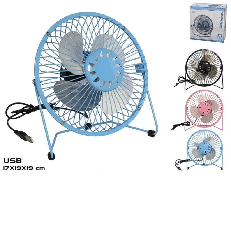 Ventilatore Da Tavolo Usb 17x17x19 Cm