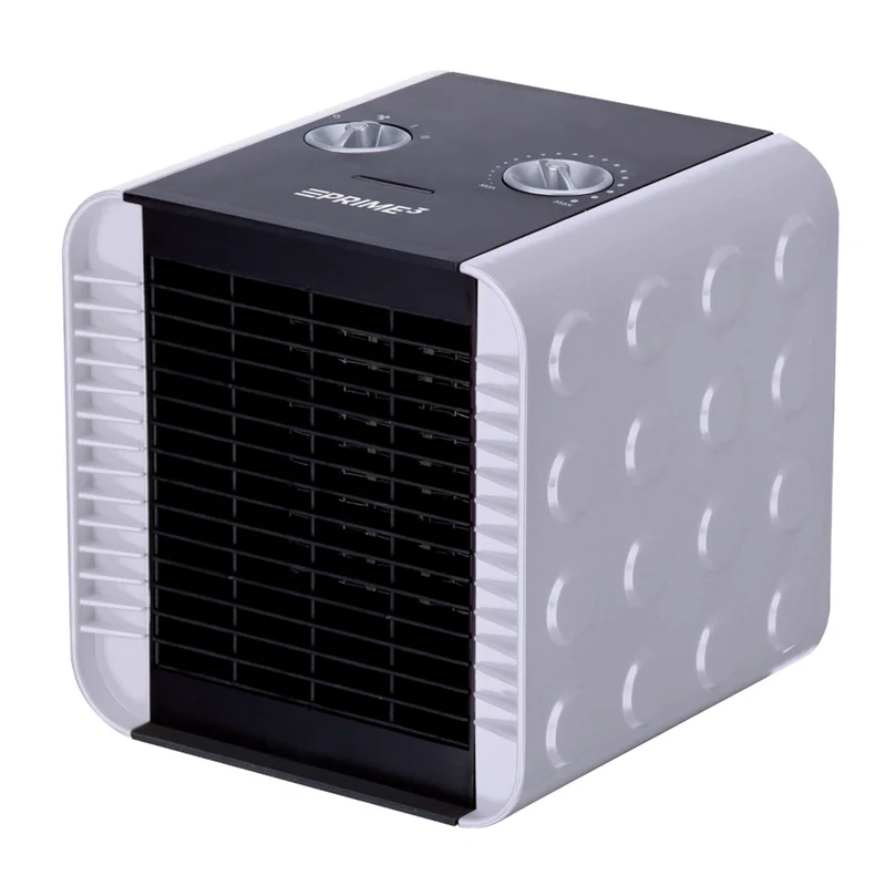 Termoventilatore Prime3 PTC Riscaldatore elettrico 1500 W / 750 W Grigio