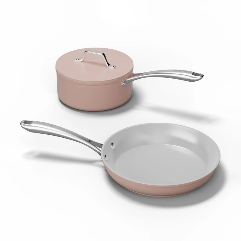 Ciarra Beyond Padella Pentole di Alluminio Mini Duo | Sakura Candy