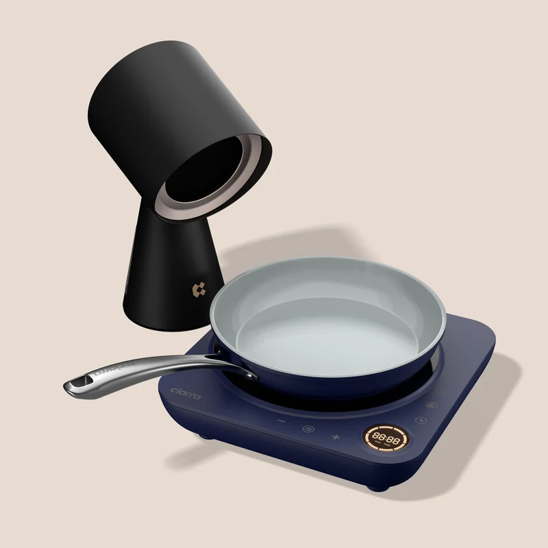 Ciarra Cucina Cook & Go Trio: Piano cottura a induzione Donut & HOOD TO GO & Padella