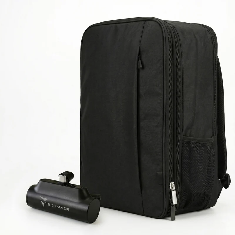 Bundle Zaino Hybrid e Power Bank 4500mAh - per Viaggi, Lavoro e Scuola