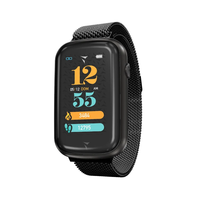Smartwatch Steps super slim, con funzione Notifiche, Sport, Salute