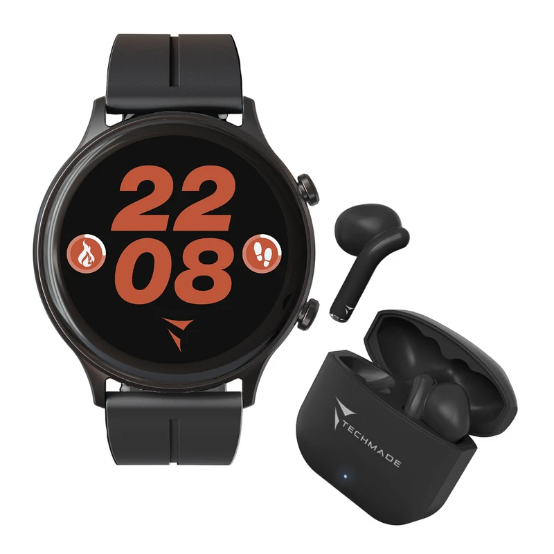 Smartwatch Dynamic 2.0 con funzione Telefono e SOS - Bundle Pack con Auricolari