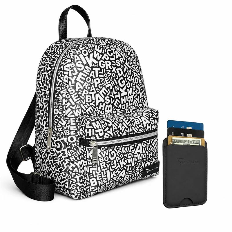 Zaino Kids con Alloggio Tracker - Lifestyle e Tempo libero - Mini Wallet in Regalo