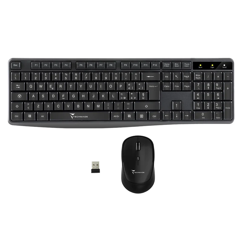 Kit con Mouse e Tastiera Wireless - KM001