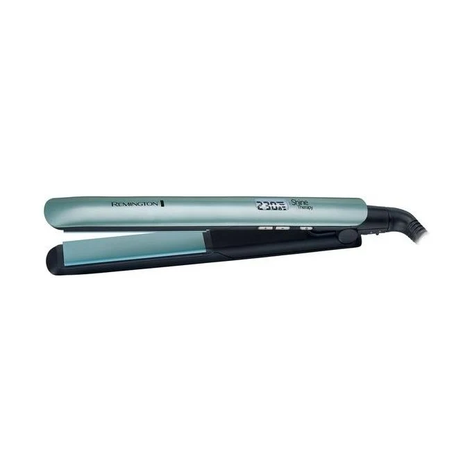 Remington S8500 Shine Therapy Piastra per Capelli Ceramica Olio Argan 9 temperature 150-230°C LCD colore Nero