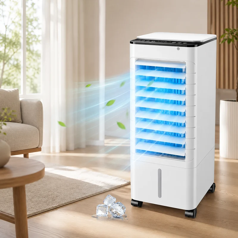 Climatiseur Mobile 3-en-1 avec Télécommande et Ventilation Réglable