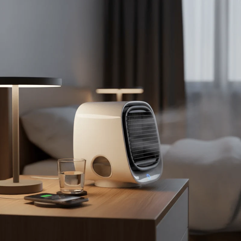 Raffrescatore d'Aria 2 in 1 con Umidificatore Portatile