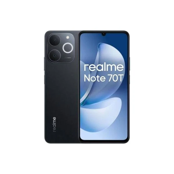 Realme note 70t 4+64gb 6.74 4g obsidian black eu - 6941764469631