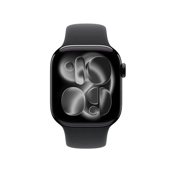 Aw s11 gps+cellular 42mm jet black aluminium case with black sport band - m/l - MF854QL/A